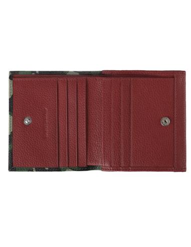 GREEN CAMOUFLAGE WALLET WITH COIN PURSE ZIPPO