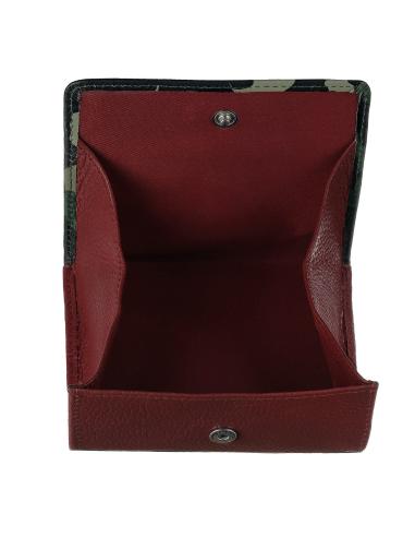 CARTEIRA DE CAMUFLAGEM VERDE COM PORTA-MOEDAS ZIPPO