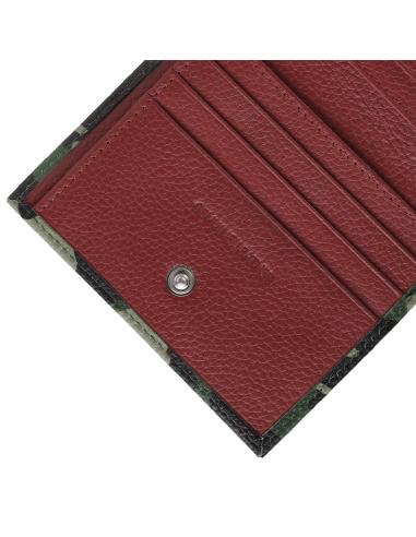 CARTEIRA DE CAMUFLAGEM VERDE COM PORTA-MOEDAS ZIPPO