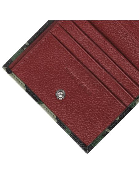 PORTEFEUILLE CAMOUFLAGE VERT AVEC PORTE-MONNAIE ZIPPO
