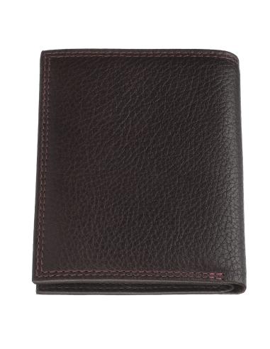 BROWN LEATHER TRIFOLD WALLET BY ZIPPO