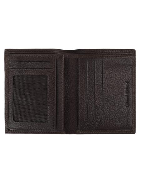 BROWN LEATHER TRIFOLD WALLET BY ZIPPO