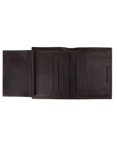 BROWN LEATHER TRIFOLD WALLET BY ZIPPO