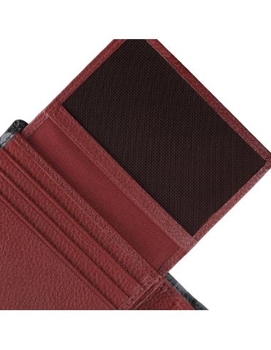 LEATHER TRIFOLD WALLET IN CAMOUFLAGE GRAY BY ZIPPO