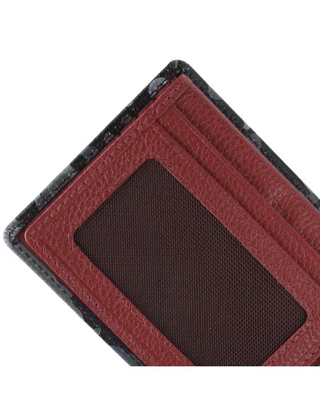 LEATHER TRIFOLD WALLET IN CAMOUFLAGE GRAY BY ZIPPO