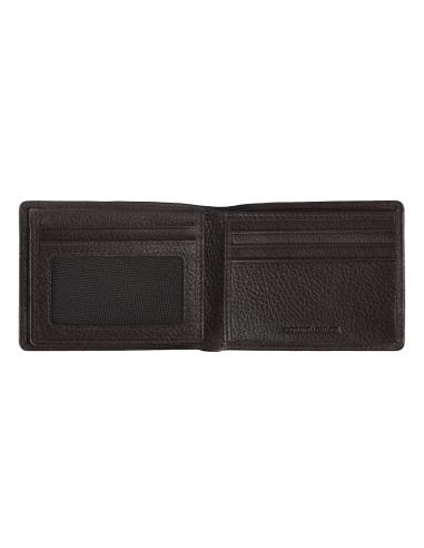 ZIPPO BROWN LEATHER TRIFOLD HORIZONTAL WALLET