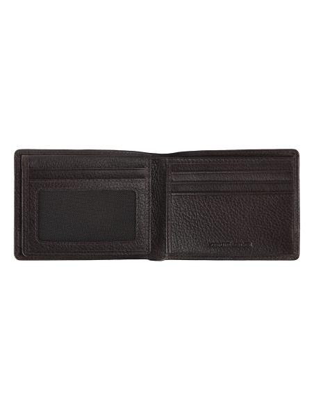 ZIPPO BROWN LEATHER TRIFOLD HORIZONTAL WALLET