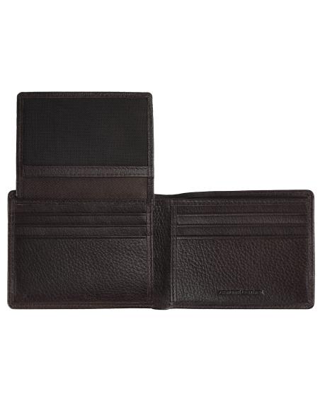 ZIPPO BROWN LEATHER TRIFOLD HORIZONTAL WALLET