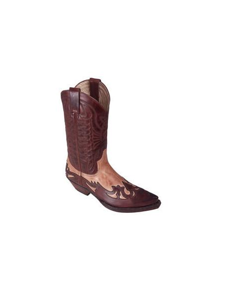 DENIM BOOT BOX BRASH BROWN/ BOX BRASH BEIGE