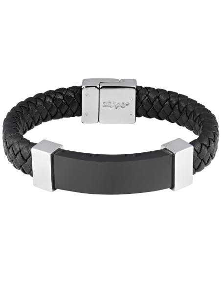 Bracelet With Magnetic Closure And Leather 22 Cm Zippo