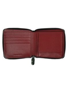 Carteira Com Fecho De Correr Em Pele Verde Camuflada Zippo 2