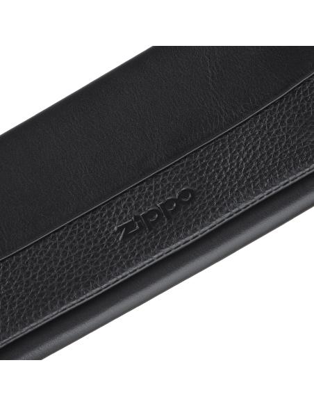 Comprar Tabaquera De Napa Negra Trifold De Zippo a precio de oferta