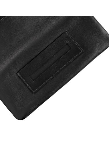 Comprar Tabaquera De Napa Negra Trifold De Zippo a precio de oferta