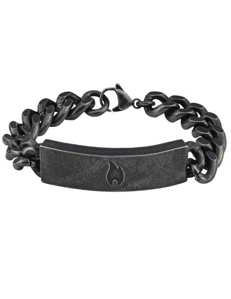 Bracelet À Maillons Épaisseurs Aged 20 Cm Zippo