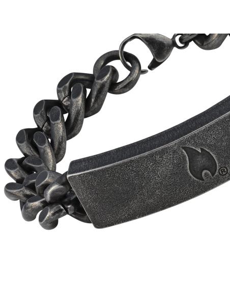 THICK LINK ANTIQUED SLAVE BRACELET 22 CM ZIPPO
