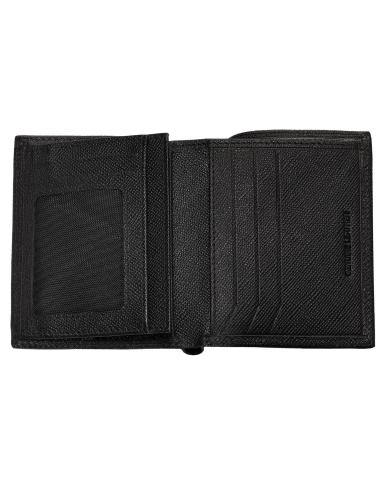 PORTEFEUILLE EN CUIR DE VACHETTE SAFFIANO EMBOSSÉ ZIPPO