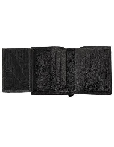 PORTEFEUILLE EN CUIR DE VACHETTE SAFFIANO EMBOSSÉ ZIPPO