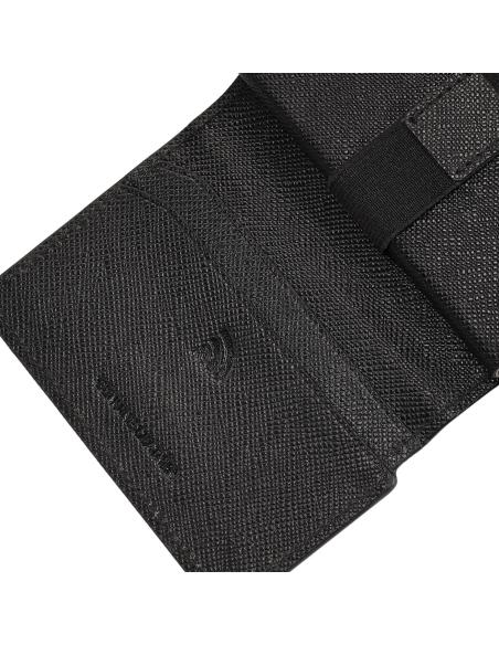 CARTEIRA VERTICAL DE COURO DE SAFFIANO COM LAÇO DE CINTO ZIPPO
