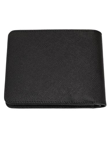 CARTEIRA COM FECHO DE CORRER HORIZONTAL EM COURO ZIPPO