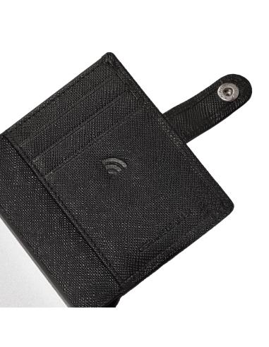 SAFFIANO LEATHER WALLET WITH AUTOMATIC CARD HOLDER BY ZIPPO