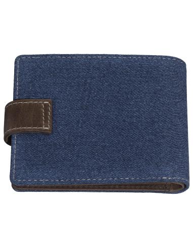 CARTEIRA HORIZONTAL COM PORTA-MOEDAS DE COURO E GANGA ZIPPO