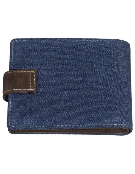 CARTEIRA HORIZONTAL COM PORTA-MOEDAS DE COURO E GANGA ZIPPO