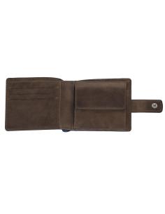 CARTEIRA HORIZONTAL COM PORTA-MOEDAS DE COURO E GANGA ZIPPO 2