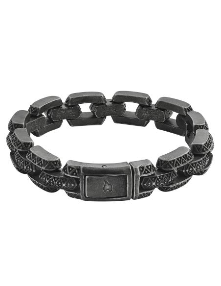 PULSEIRA DE AÇO ANTIQUADO VIKING 20 CM ZIPPO