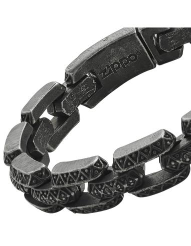 PULSEIRA DE AÇO ANTIQUADO VIKING 20 CM ZIPPO