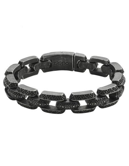 Comprar Pulsera De Acero Envejecido Viking  De 22 Cm De Zippo a precio de oferta