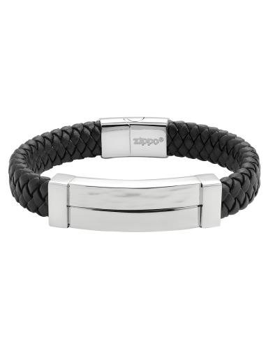LANIÈRE DE CUIR TRESSÉE DE 20 CM ZIPPO