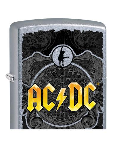 BRIQUET ZIPPO AVEC LOGO ACDC JAUNE