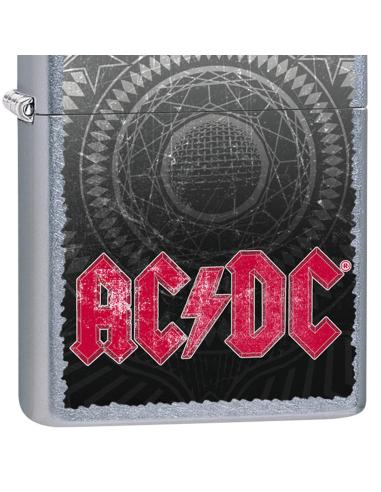 ZIPPO LIGHTER WITH ACDC LOGO RED