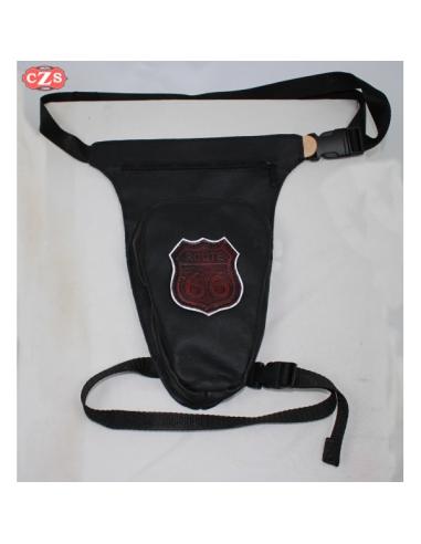 Comprar Bolsa Para Pierna Triangular Route 66 En Piel De Vaca a precio de oferta