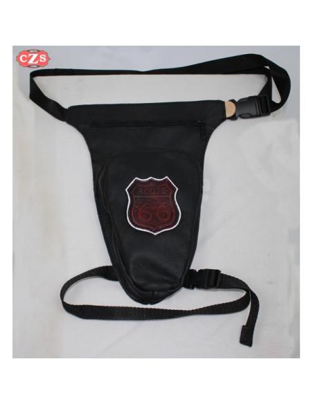 Comprar Bolsa Para Pierna Triangular Route 66 En Piel De Vaca a precio de oferta