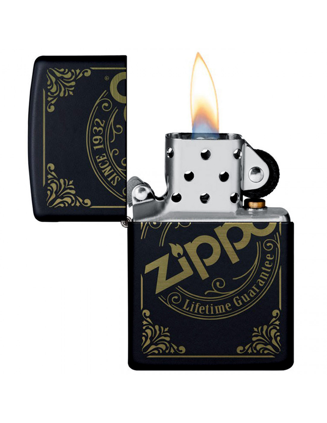 Zippo Encendedor - Grabado personalizado de mensajes en latón Zippo  encendedor (Vintage con barras 240)