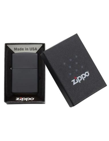 MATTE BLACK AND BRASS ZIPPO LIGHTER