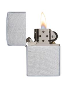 BRIQUET ZIPPO CHROME BROSSÉ 2
