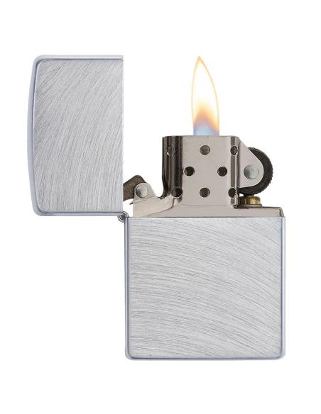 Comprar Mechero Cromo Cepillado Arch Zippo a precio de oferta