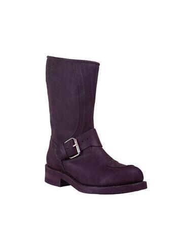 Biker Boot Crazy Old Black Avec Zip 1594