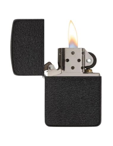 LIGHTER 1941 REPLICA BLACK CRACKLE ZIPPO LIGHTER