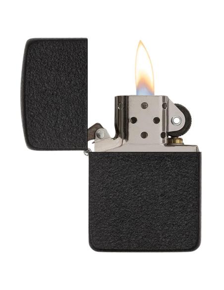 LIGHTER 1941 REPLICA BLACK CRACKLE ZIPPO LIGHTER