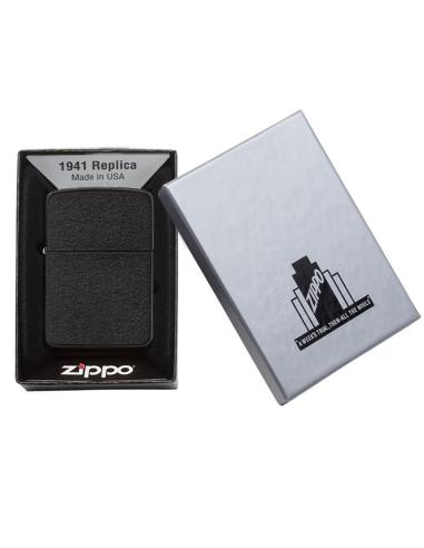 ISQUEIRO 1941 RÉPLICA DO ISQUEIRO DE CREPITAÇÃO NEGRA ZIPPO