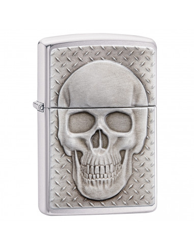 LIGHTER WITH SKULL BRAIN SURPRISE BY ZIPPO
