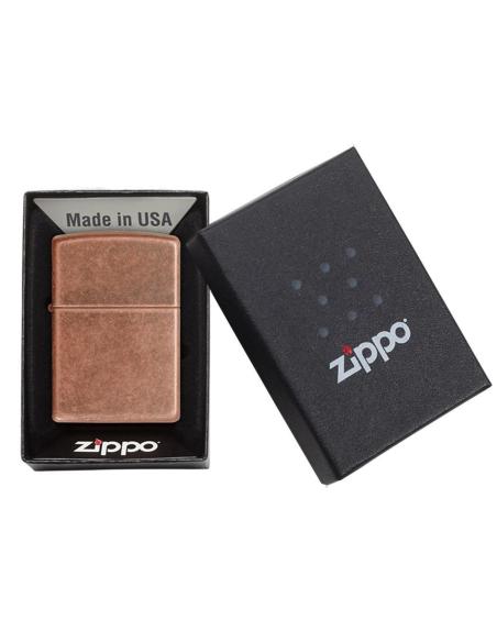 Comprar Mechero En Acabado Cobre Antiguo De Zippo a precio de oferta