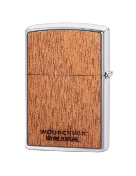ZIPPO LIGHTER WITH MAHOGANY WOOD
