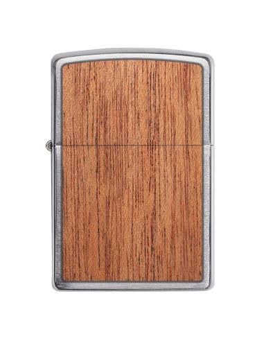 ZIPPO LIGHTER WITH MAHOGANY WOOD