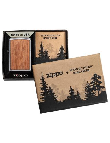 Briquet Zippo En Bois D'Acajou | Prix Promo
