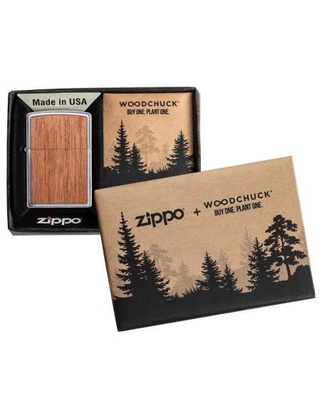 Briquet Zippo En Bois D'Acajou | Prix Promo