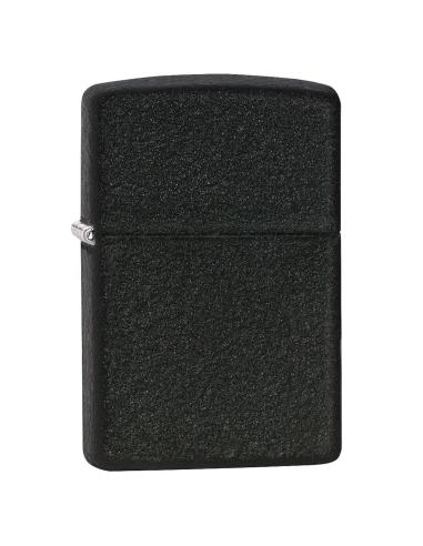 CAIXA DE OFERTA COM FECHO DE CORRER (ZIPPO), ISQUEIRO PRETO CRACKLE E BOLSA VERDE